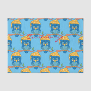 Sleepy Owl Thunder_Cove Tissue Paper