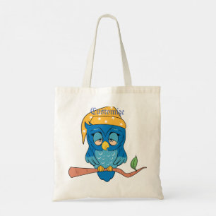 Sleepy Owl Thunder_Cove Tote Bag