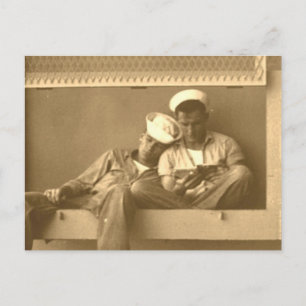 Sleepy Sailor Postcard