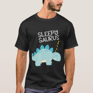 Sleepy Saurus Dinosaur T-Shirt