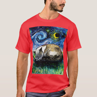 Sleepy Siamese Cat Night T-Shirt