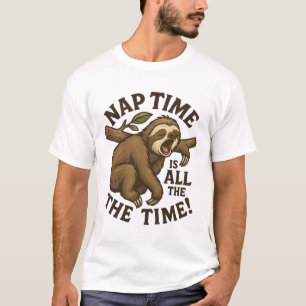 Sleepy Sloth Funny T-Shirt