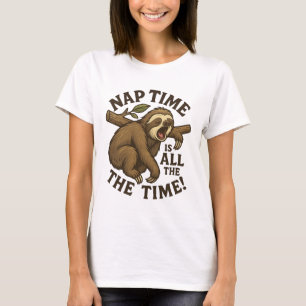Sleepy Sloth Funny T-Shirt