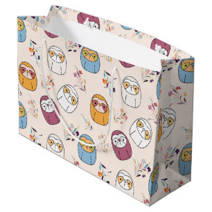 Sleepy Sloth Large Gift Bag