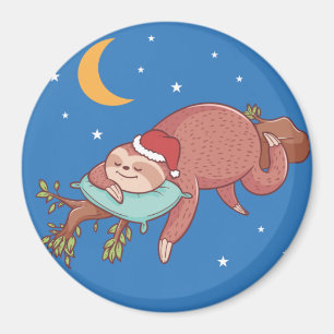Sleepy Sloth Magnet