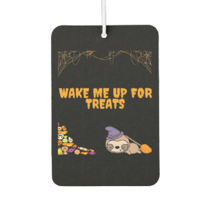 Sleepy sloth ready for Halloween treats! Classic T Car Air Freshener
