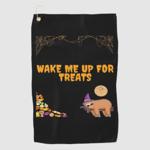 Sleepy sloth ready for Halloween treats! Classic T Golf Towel
