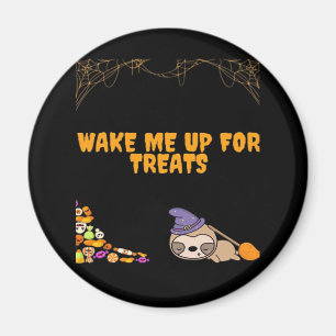 Sleepy sloth ready for Halloween treats! Classic T Magnet