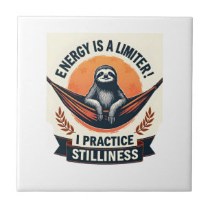 Sleepy Sloth Vintage Funny Introvert Shirt 2 Tile