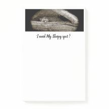 "Sleepy Spots" Post-It Notes, 4 x 6