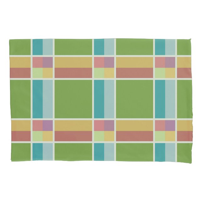 Sleepy Squares Pillowcase (Front)