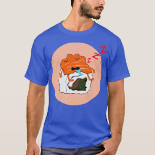 sleepy sushi bed funny T-Shirt