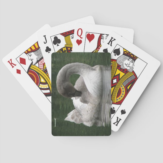 Sleepy Swan Playing Cards (Back)