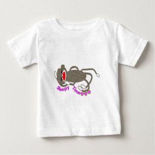 "Sleepy Time" Sock Monkey Sleeping Baby T-Shirt