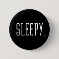 Sleepy. Typography