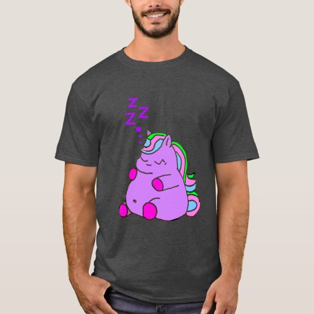 Sleepy Unicorn T-Shirt (Front)