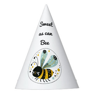 Sleepy Whimsical Bee Party Hat