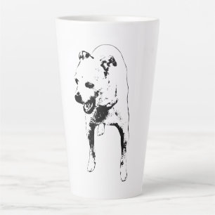 Sleepy Yawn in Harvest Glow Latte Mug