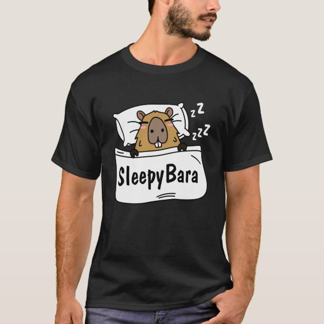 Sleepybara Rodents  T-Shirt (Front)