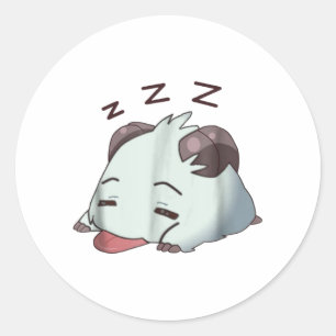 Sleepyhead Classic Round Sticker