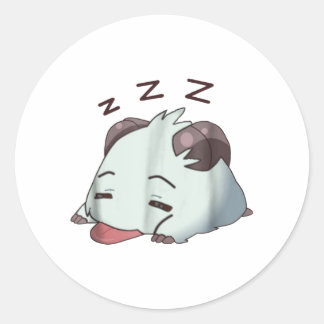 Sleepyhead Classic Round Sticker