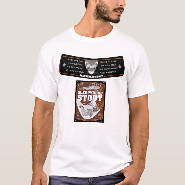 Sleepyhead Stout label T-Shirt (Front)