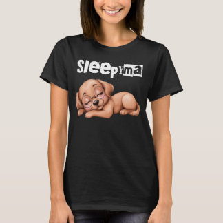 Sleepyma Labrador mum Sleepy Mum Lab Retrieve Dog  T-Shirt