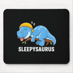 Sleepysaurus Dinosaur Pajama Sleeng Mouse Mat