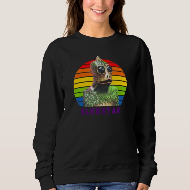 Sleestack, Funny Land Of The Lost, Classic Televis Sweatshirt (Front)
