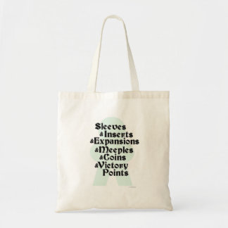 Sleeves And Expansions Fun Gamer Meeple Slogan Tote Bag