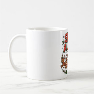 Sleigh All Day Funny Christmas Pun Shirt Coffee Mug