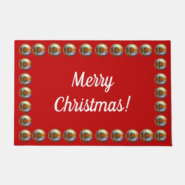 Sleigh Bells Doormat     (Front)