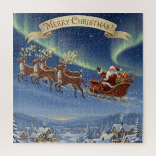 Sleigh Bells in the Starlit sky Jigsaw Puzzle