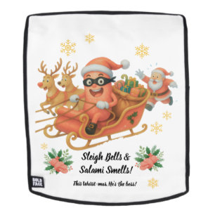 Sleigh Bells & Salami Smells! Backpack