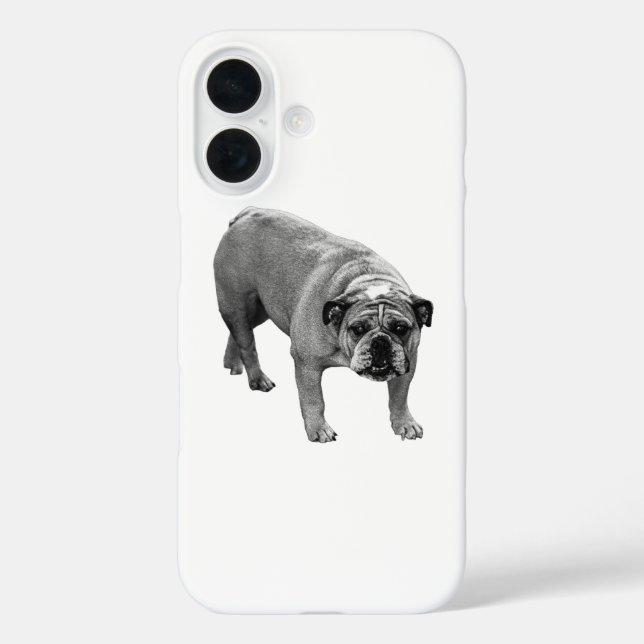Sleigh Call Bulldog Case (Back)