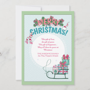 Sleigh of Presents Holiday Card