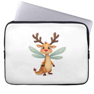 Sleigh Ride Dragonfly Laptop Sleeve