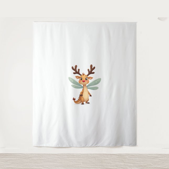 Sleigh Ride Dragonfly Tapestry (Front)