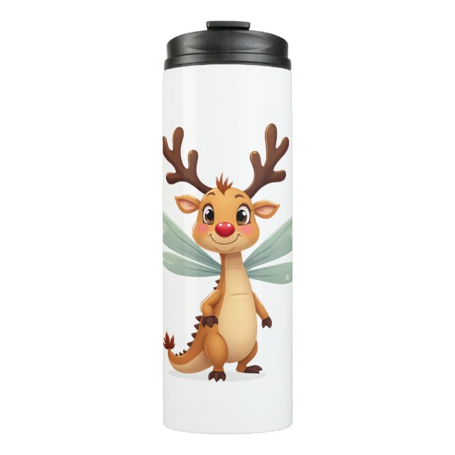 Sleigh Ride Dragonfly Thermal Tumbler (Front)