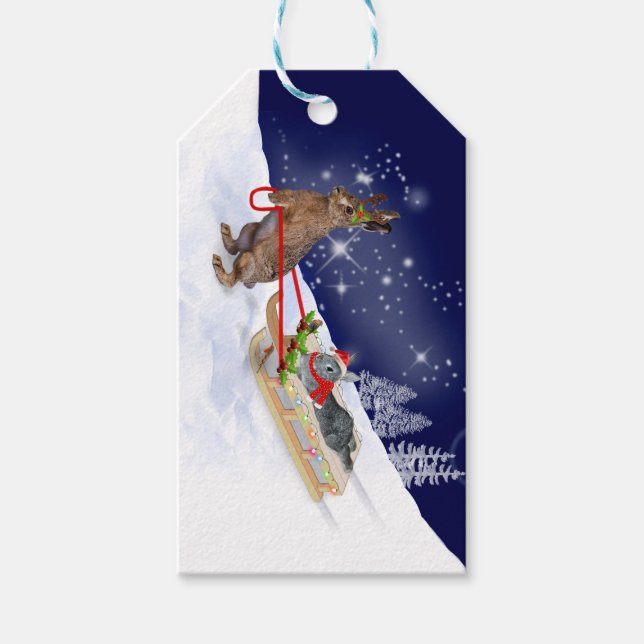 Sleigh Ride Gift Tags (Front)