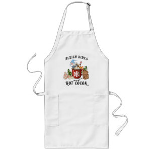 Sleigh Rides and Hot Cocoa – Scandinavian Gnome Long Apron