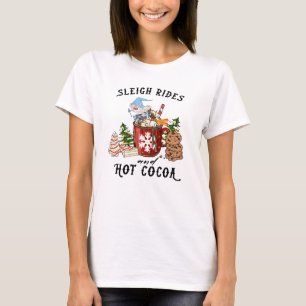 Sleigh Rides and Hot Cocoa – Scandinavian Gnome T-Shirt