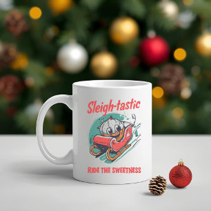 Sleigh-tastic – Fun and Festive Christmas Pun Coffee Mug