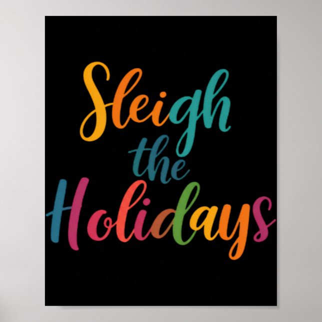 Sleigh The Holidays  Poster (Front)