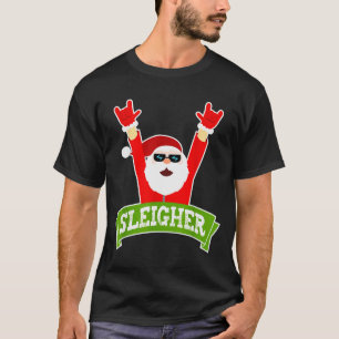 Sleigher Ugly Sweater Heavy Metal Christmas Sweate
