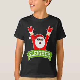 Sleigher Ugly Sweater Heavy Metal Christmas Sweate