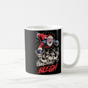 Sleighing In The T Metal Blegh Christmas  Coffee Mug