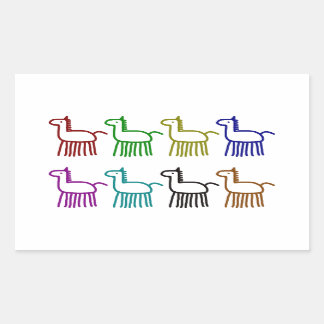 sleipnir8 rectangular sticker