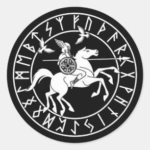 Sleipnir Norse mythology Classic Round Sticker