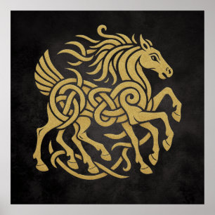 Sleipnir – Norse Mythology’s Eight-Legged Horse Si Poster